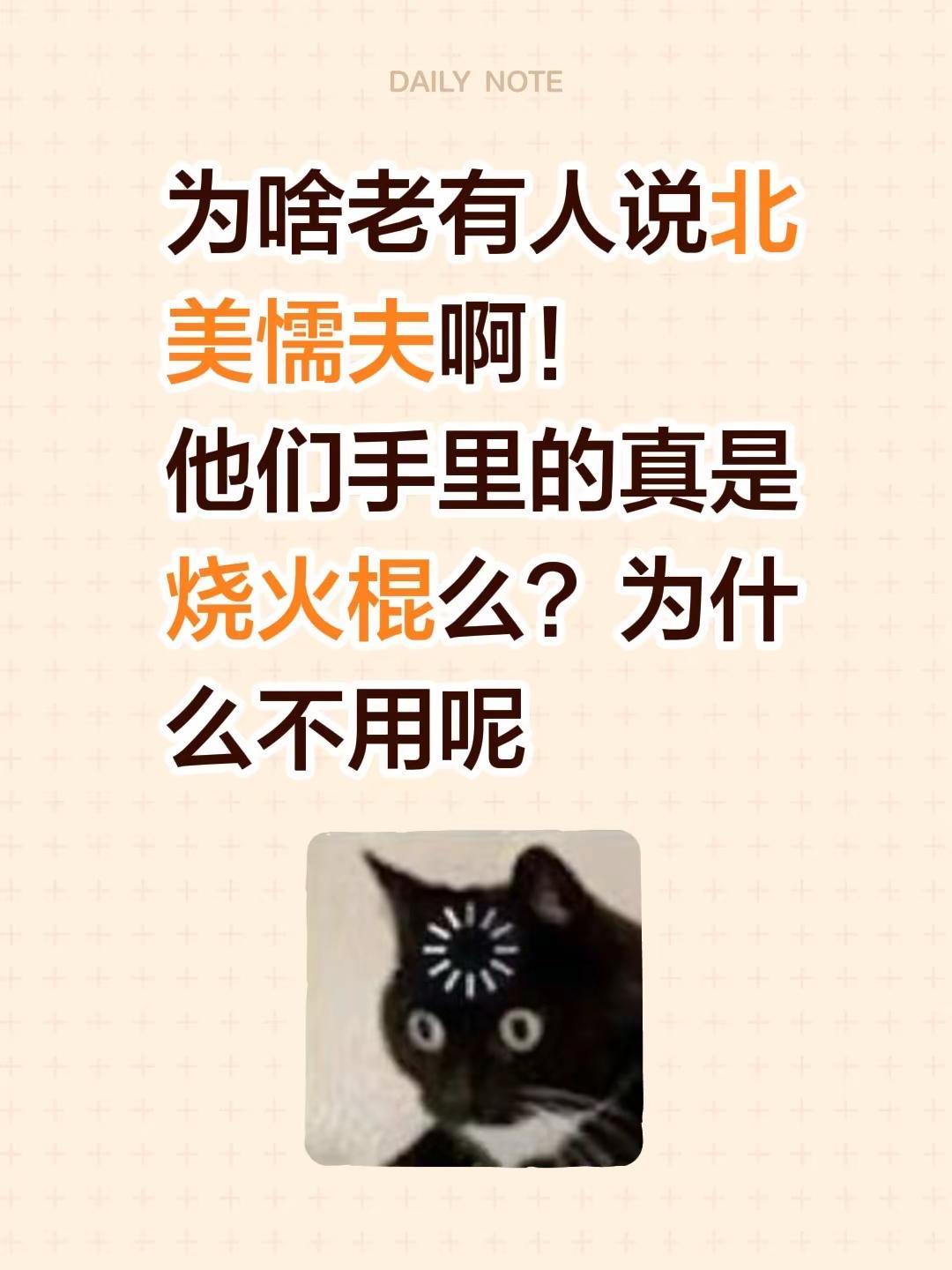 为啥老有人说北美懦夫啊！他们手里的真是烧火棍么？为什么不用呢