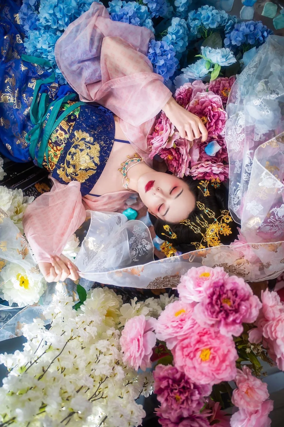 春日宴｜轻复原唐风簪花仕女