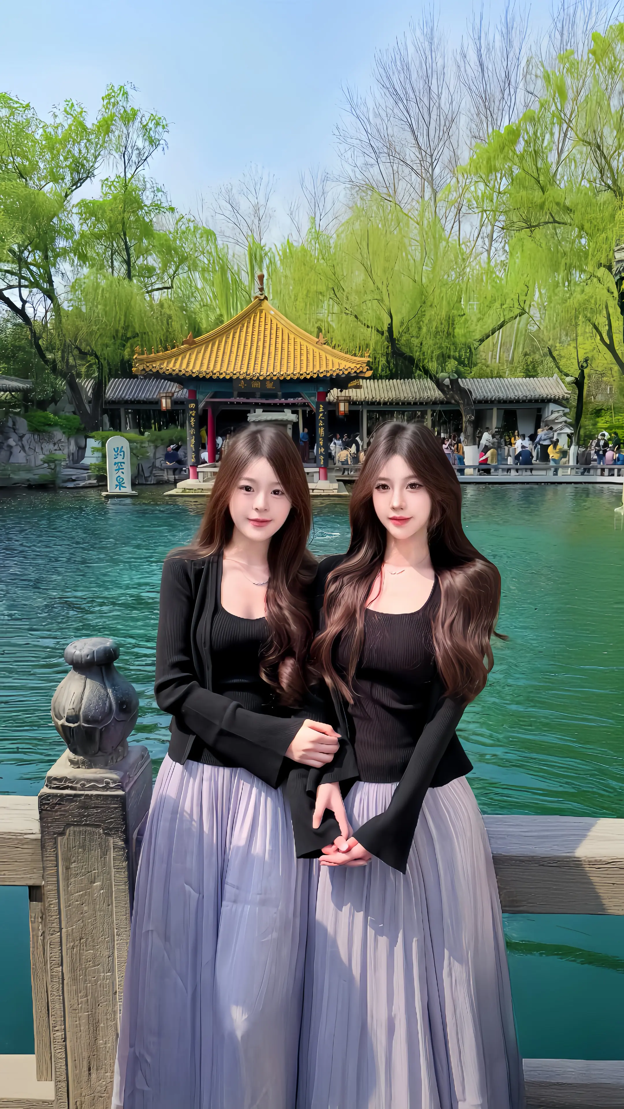 你嫣然的一笑 如含苞待放