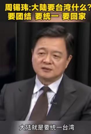 终于有人说出真相！台湾名嘴周锡玮：大陆要的不是台湾的资源和土地，而是要做一件让某