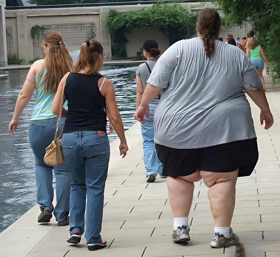 大漂亮的伙食这么好的吗？每天都吃些什么呢？这臀部的尺寸得一米左右了吧！看她这吨位