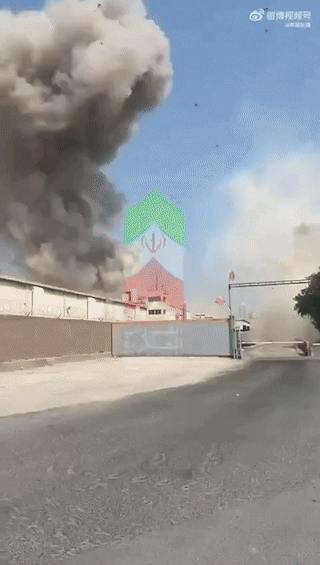 巴林美军基地被炸现场画面出现，伊方打击威力不错