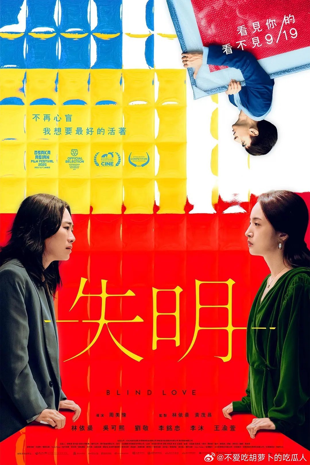 今日新剧上线 台湾同性电影失明 今日上线，林依晨、吴可熙主演，豆瓣评分5.9。李