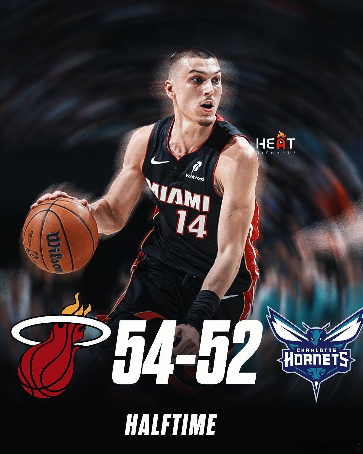 对于那些好奇热火在这场比赛中的经验会发挥多大作用的人：我们可以看到黄蜂队在上半场