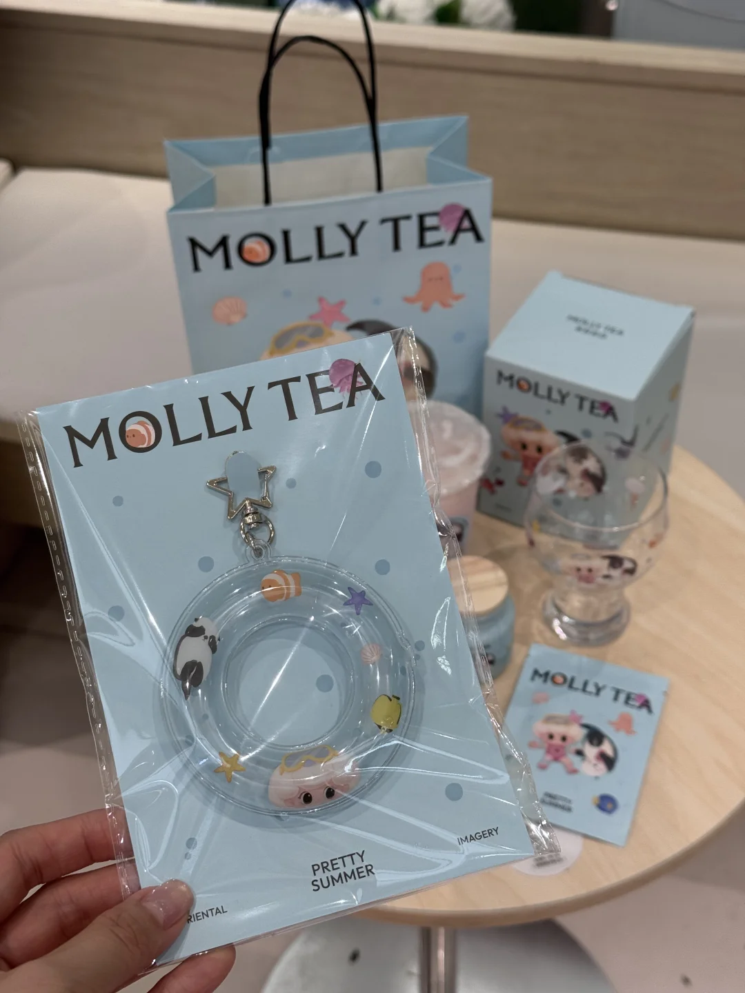 人生头一次喝茉莉奶白还是因为这个挂件！茉莉奶白周边