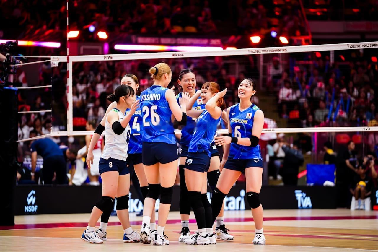 2025年女排世锦赛H组第三轮塞尔维亚女排vs日本女排第二局：28-30大比分：
