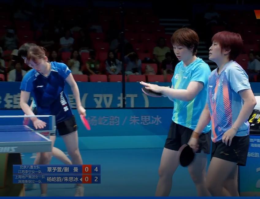 全锦赛7月18日部分赛果—覃予宣/蒯曼 3:0杨屹韵/朱思冰晋级女双4强！
7月