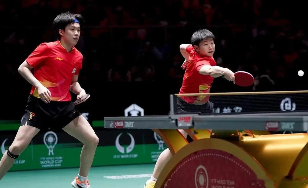 混团世界杯积分榜：国乒16胜1负领跑 中国香港暂列第七2025年国际乒联混团世界