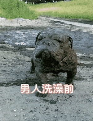 男女洗澡前后的区别