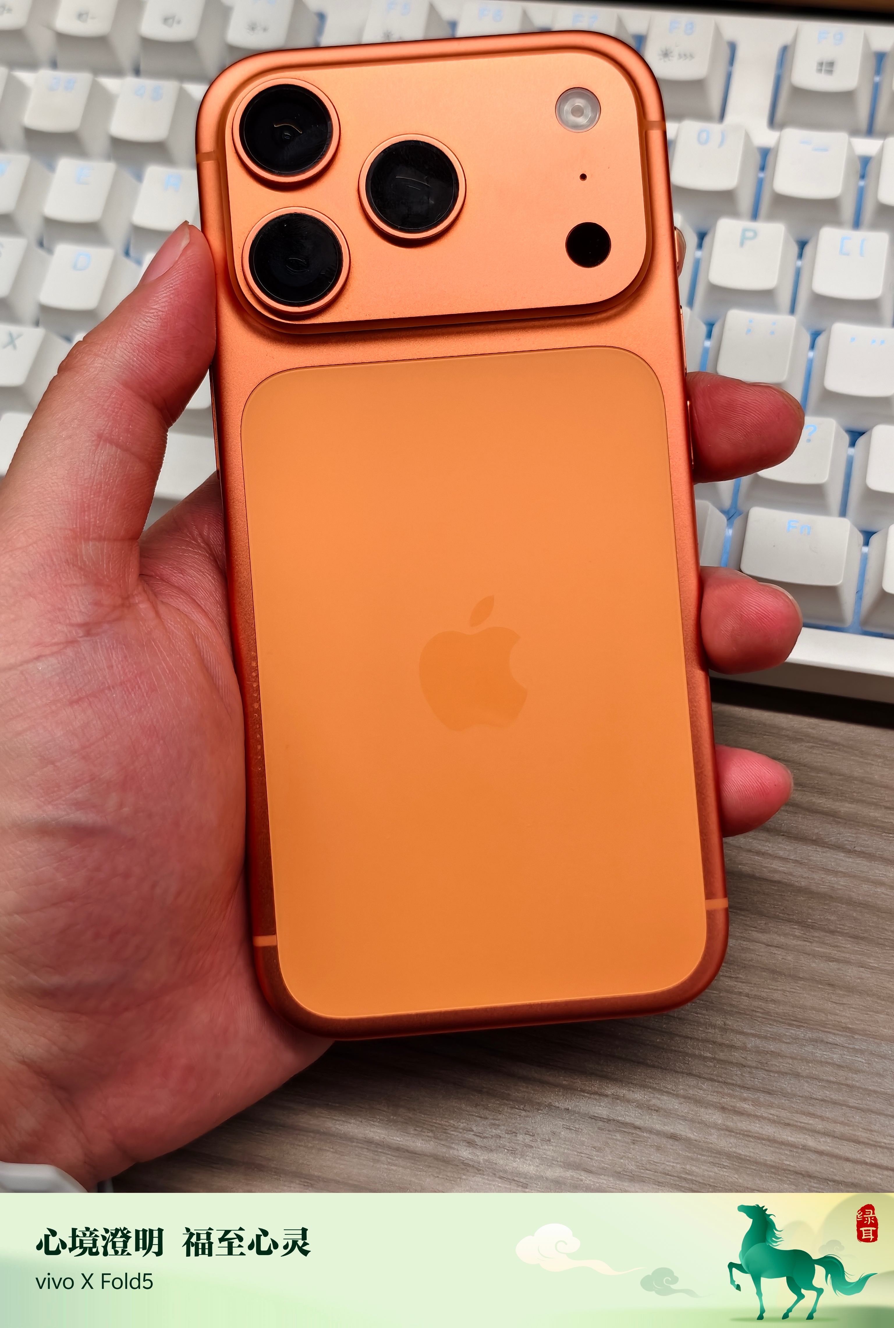 iPhone17只用一个月橙色变粉色 我也是首批橙色机主目前没有掉色也没掉漆