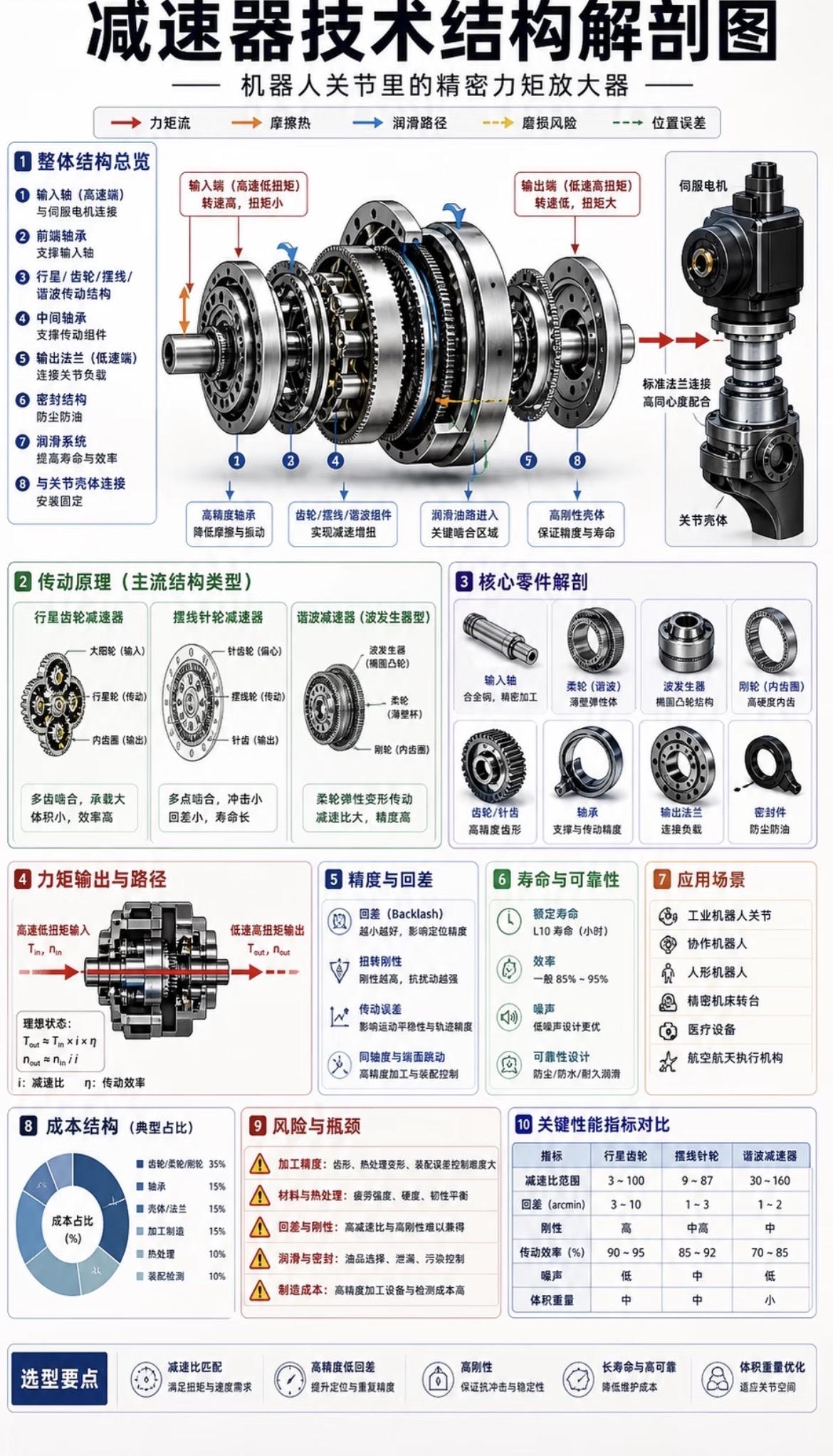 机器人减速器结构图拆解