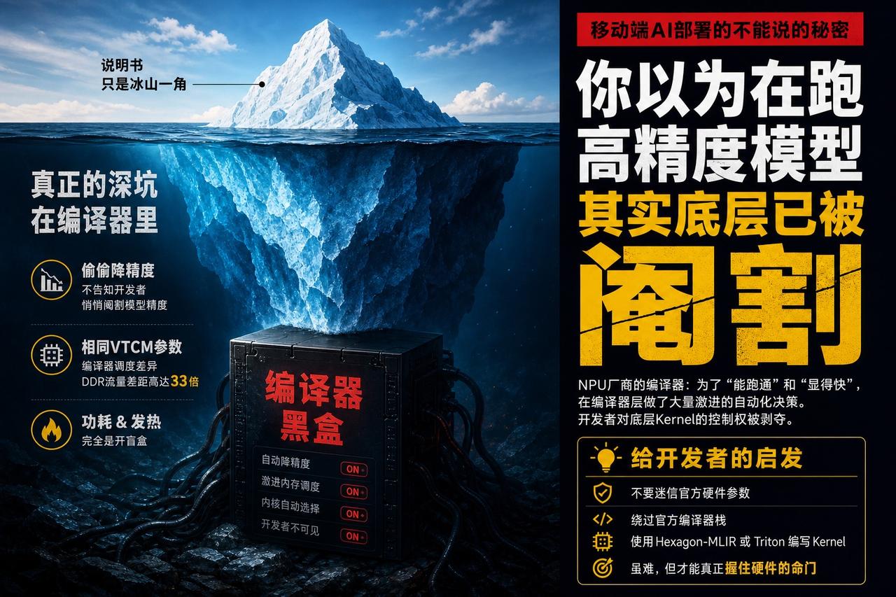 【NPU黑盒被捅破：为什么你的端侧AI总是不达预期】

最近一位开发者逆向工程了