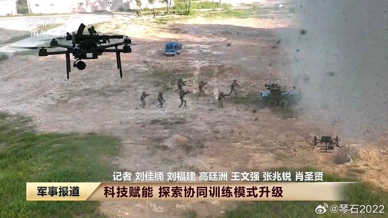 无人装备部队航拍指引，狼群引导，穿越打击，协同清剿！无人部队作为精锐力量应该广泛
