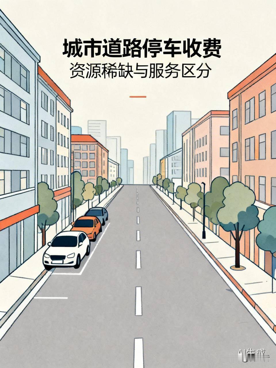 为什么说城市道路不能免费停车？免费的东西越来越少了。过去，在城市道路边上停车没人
