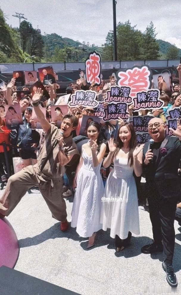 藝人陳瀅、林夏薇、陳山聰及林盛斌近日到訪馬來西亞，相隔3年重遊舊地的陳瀅自爆被當