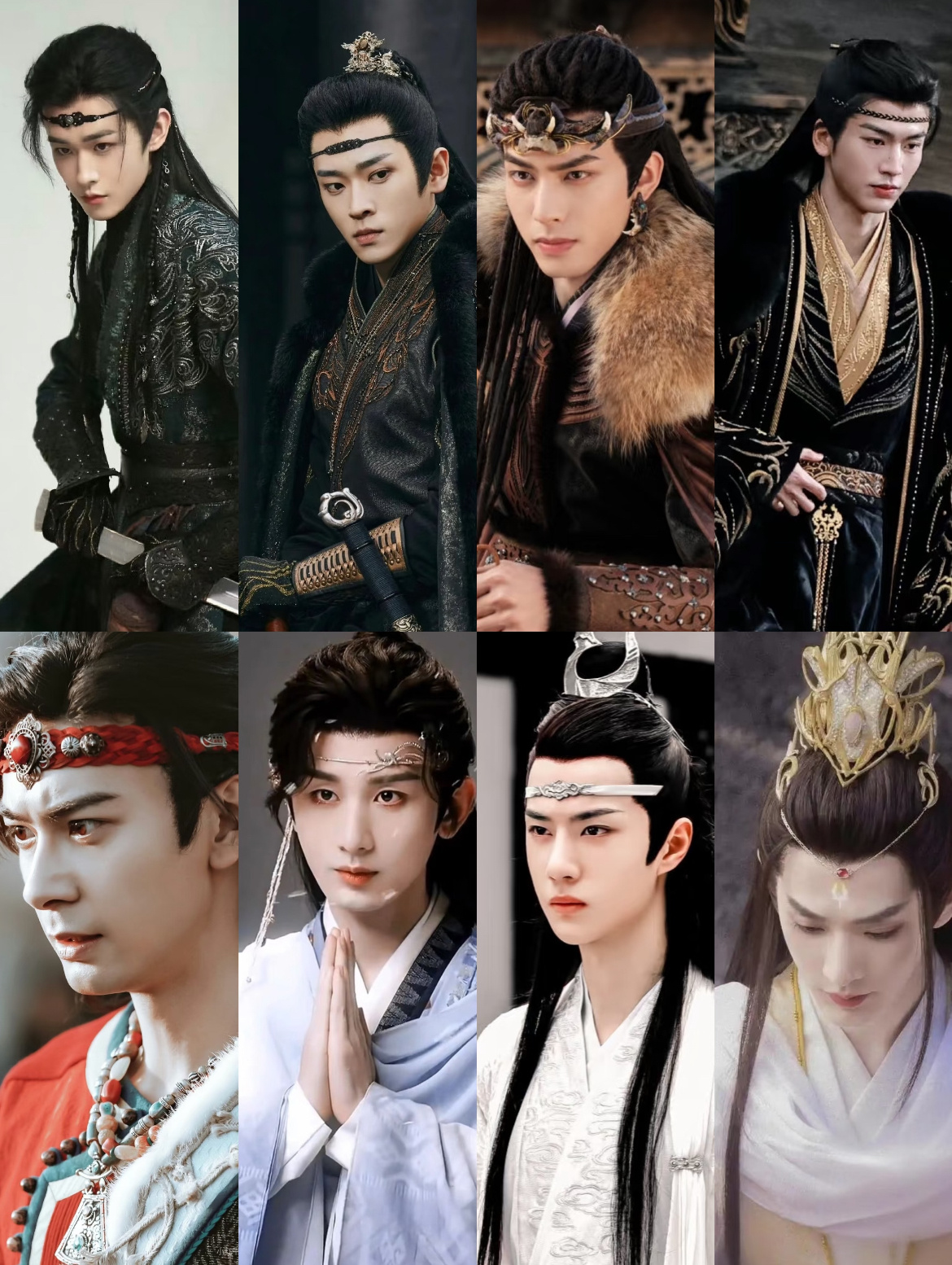 谁的“抹额”少年让你最难忘？？田嘉瑞 丞磊 宋威龙 成毅 邓为 陈星旭 张凌赫 