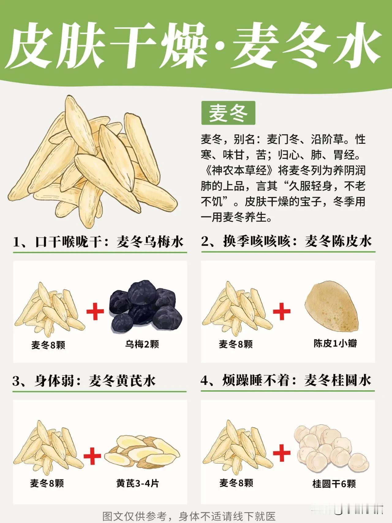 太好了是麦冬水，皮肤干燥的女生有福啦😍
一到冬季，不少姐妹的皮肤都干干的。
脸
