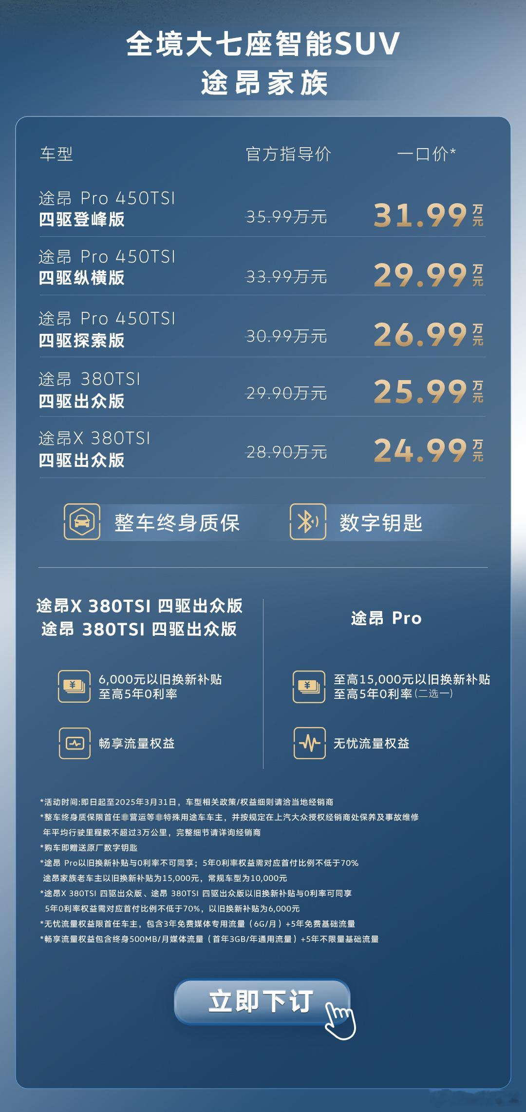 搭载5代ea888的途昂pro正式上市，指导价26.99万起步[doge] ​​