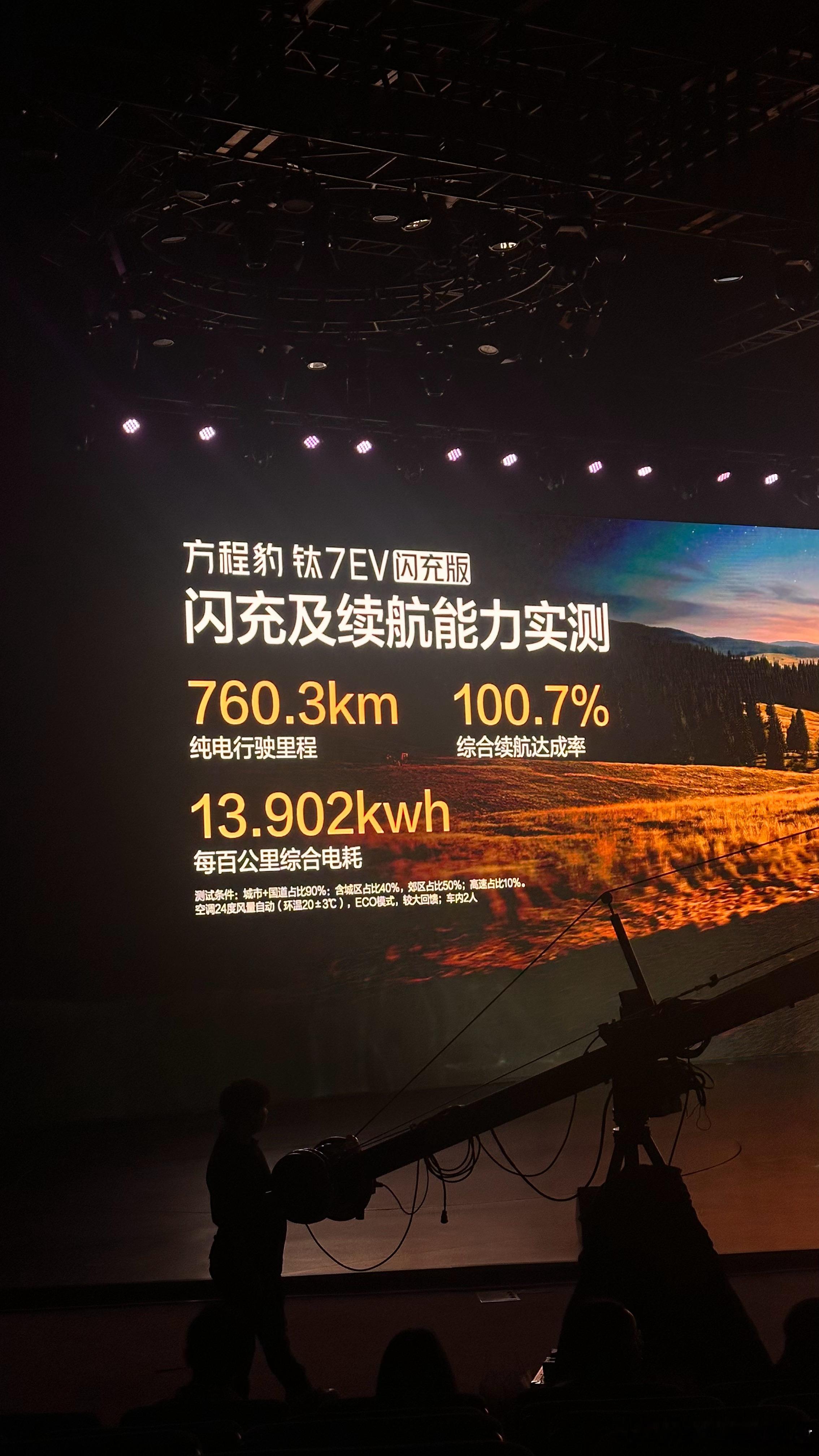 方程豹 钛7EV闪充版 正式上市上市价格19.98万元和20.98万元，对应续航
