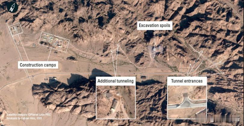 2月22日，美国公开了最新的卫星图，是关于沙特最新建立的地下导弹基地：沙特军队在