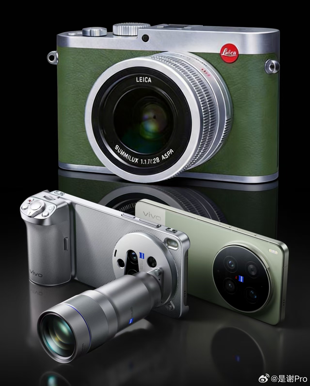 vivo X300 Ultra专业V单第一张原图，后面三张都是AI生成的，怎么搭