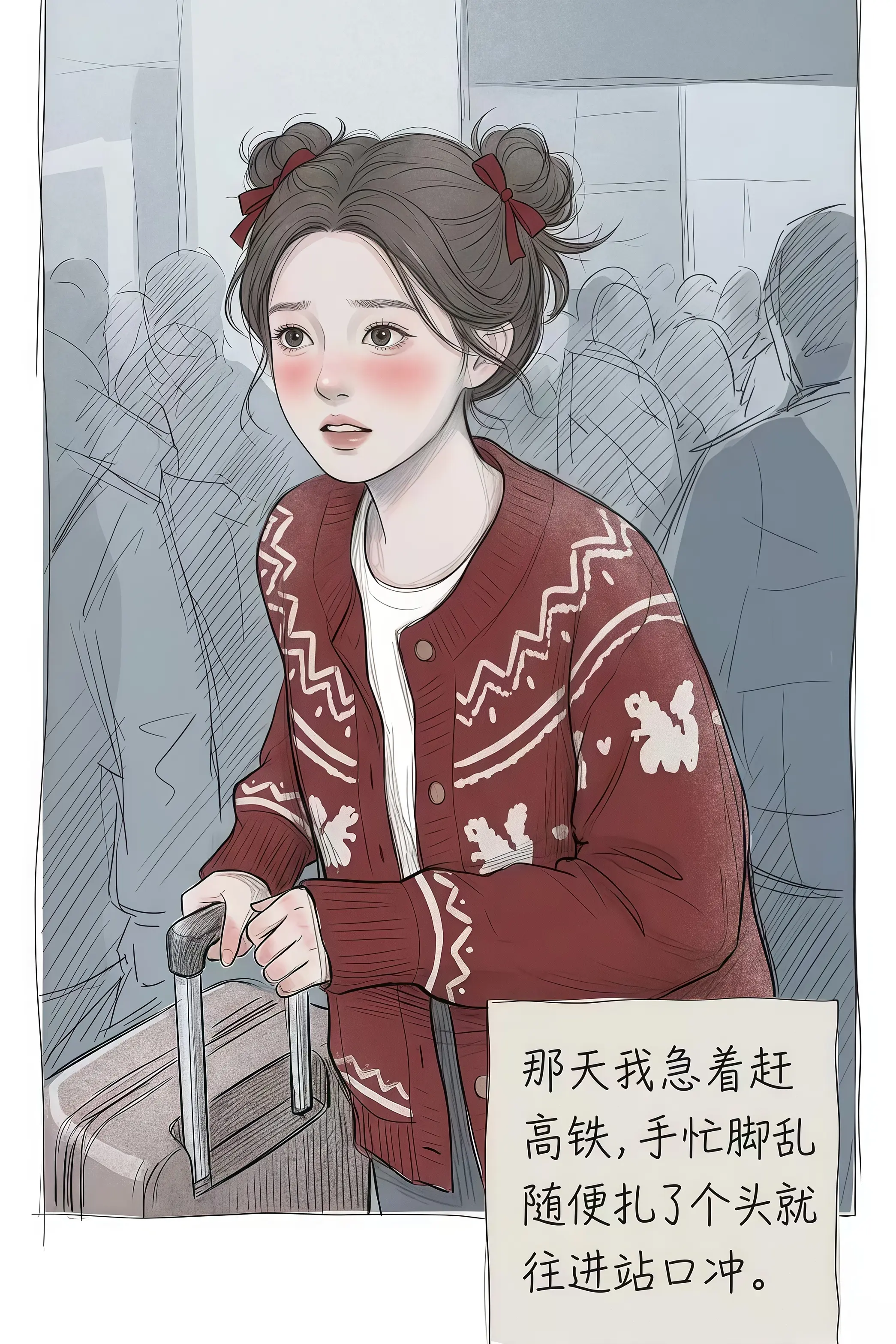 高铁站的意外邂逅，也是欢喜冤家故事的开始。