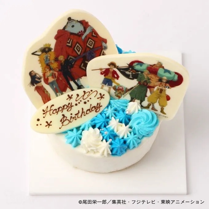 #海贼王[超话]##开学开新谷##海贼王# 海贼王×Cake.jp草帽一伙原创蛋