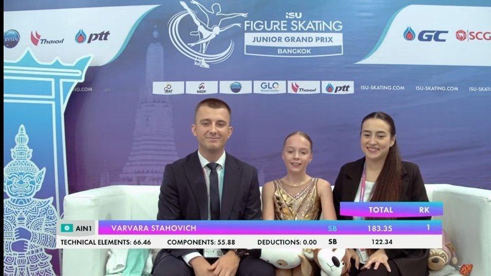 2026jgp泰国站 白鹅shahovich自由滑恭喜clean！这套节目真的不