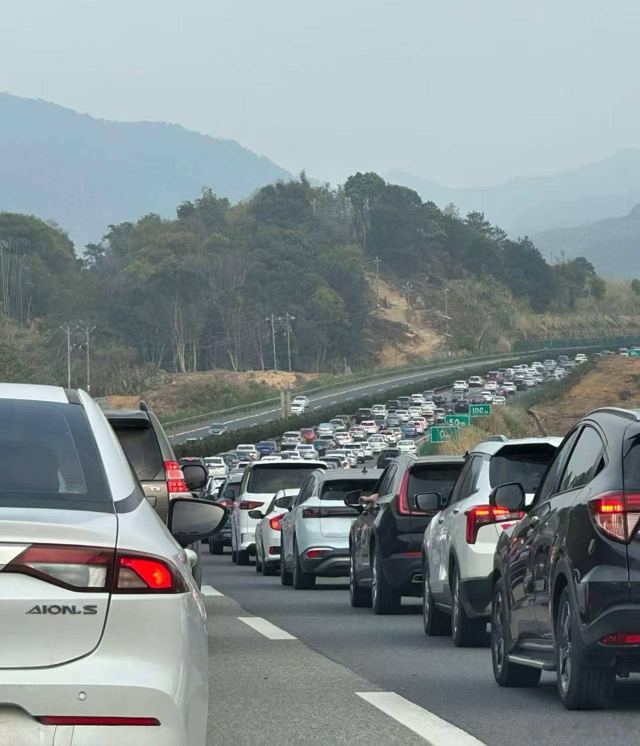 晒晒你们都堵到哪了？ 