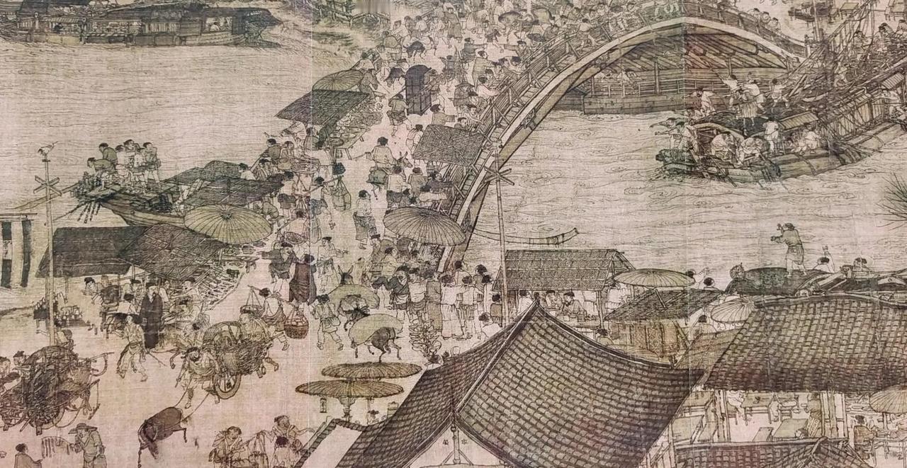 《清明上河图》主要表达什么思想?它既是北宋盛世的视觉丰碑，也是王朝没落的预言书，