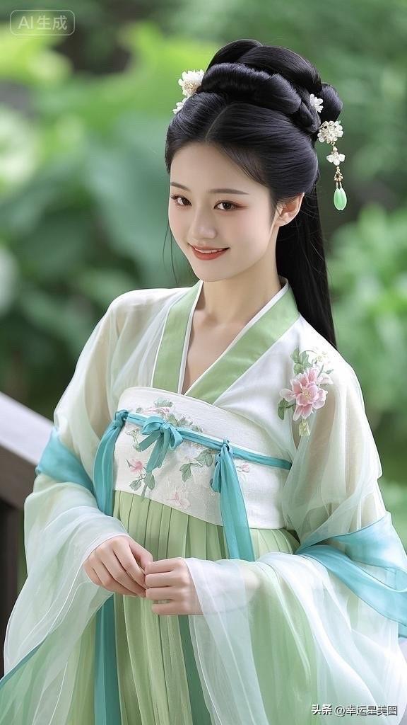 古风少女，花间仙子，惊艳时光