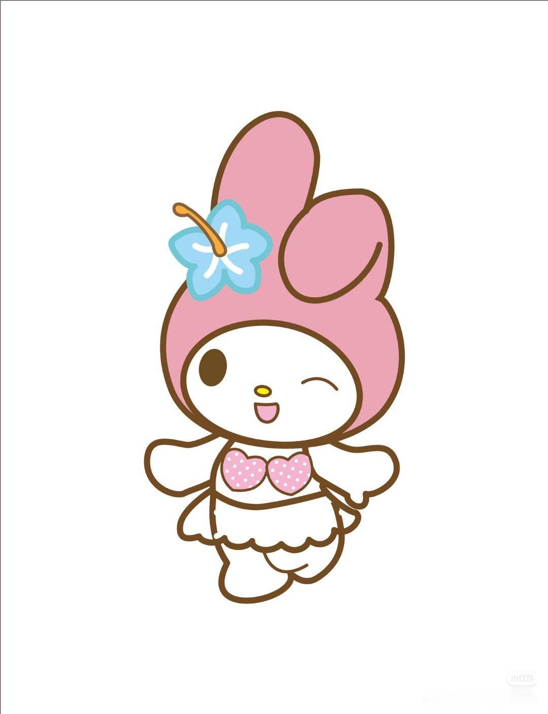 美乐蒂 温柔可爱的粉嫩少女美乐蒂天真无邪的可爱少女美乐蒂，谁能不爱呢 