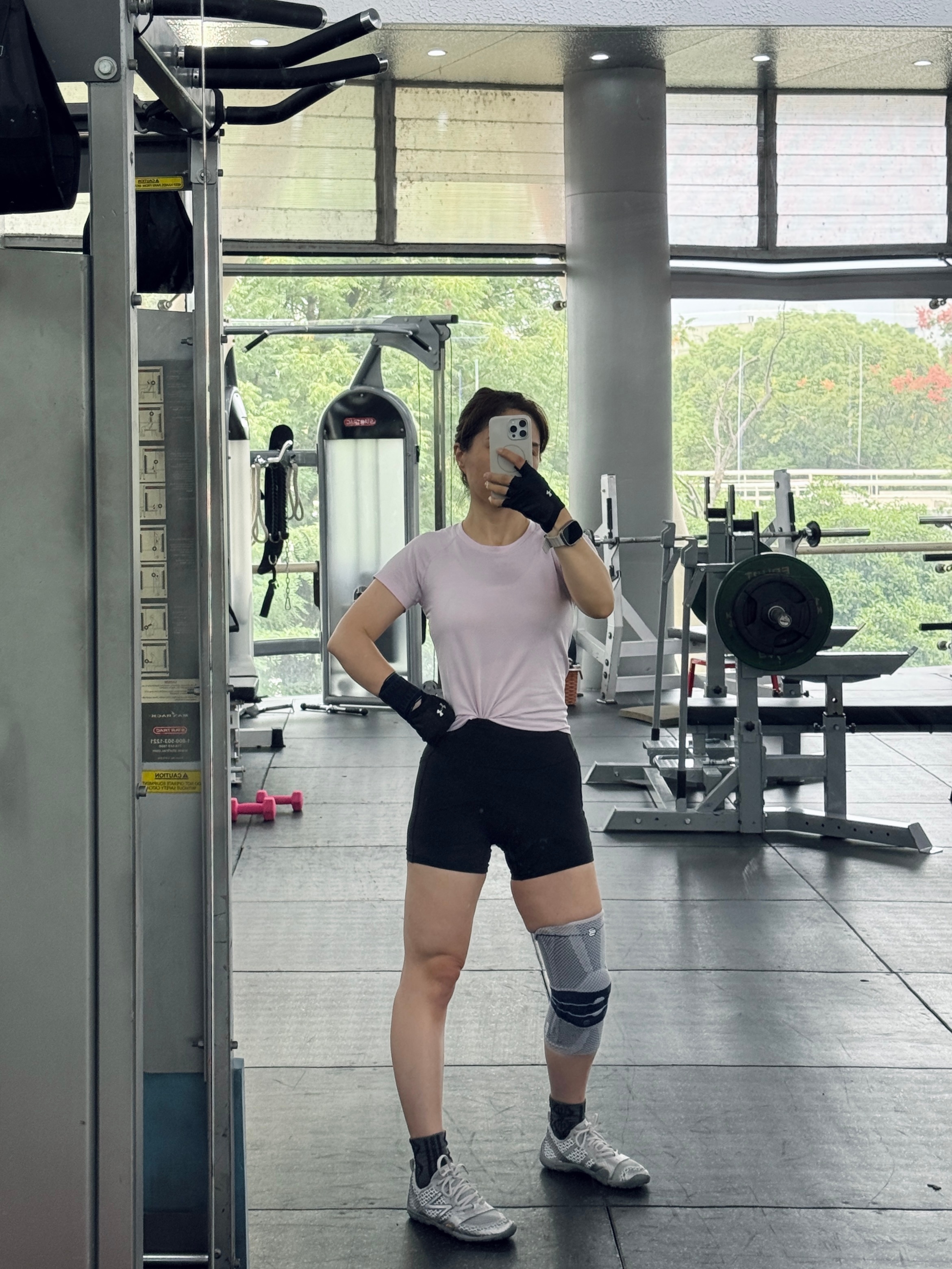 day44，上肢力量训练🏋🏻‍♀️，昨天吃的咸今天有力气[收到] ​​​