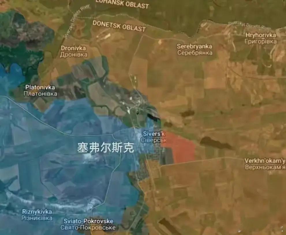 塞弗尔斯克位于顿涅茨克北部，是连接卢甘斯克与顿涅茨克的战略枢纽。乌军在此经营长达