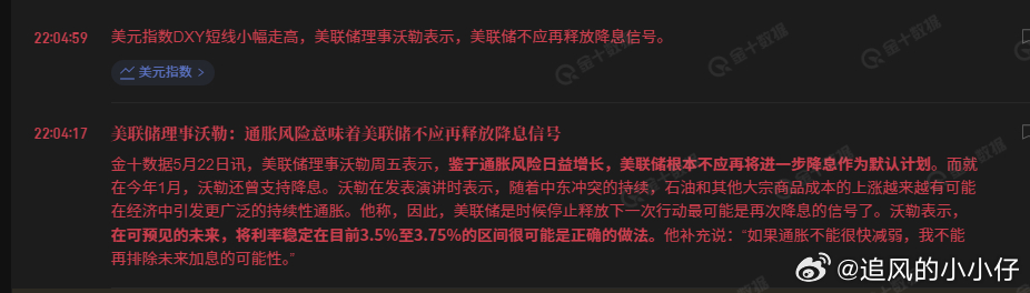 美伊战争不结束， 美联储越来越硬了。 