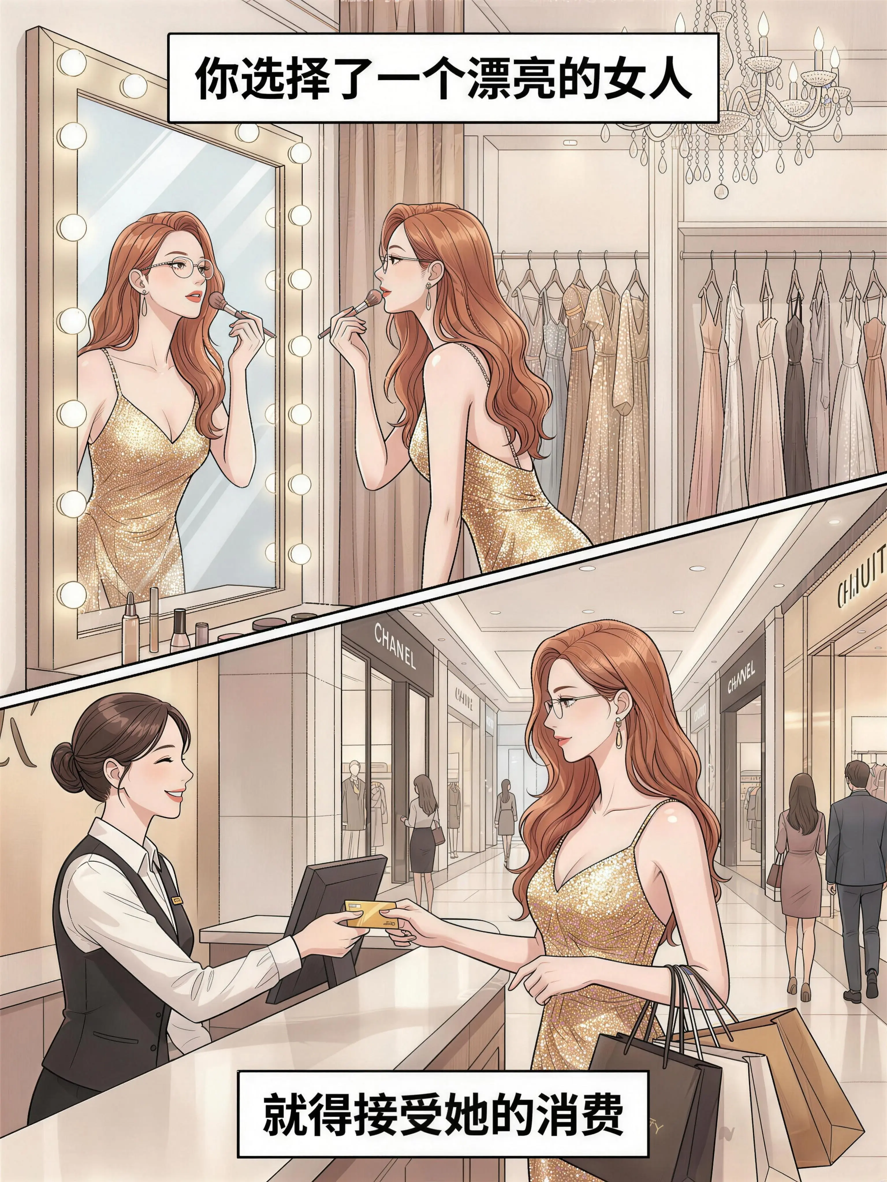 你希望她十全十美，可这样的人又怎么会看得上你。