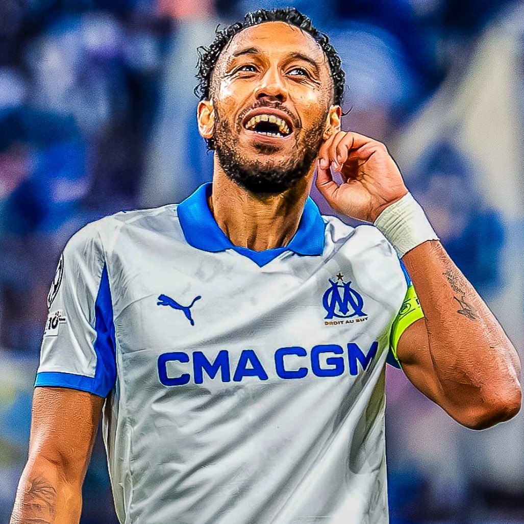 🚨今天凌晨，法甲赛场，奥巴梅扬一射两传带领马赛5-1大胜尼斯，这也是美羊羊职业