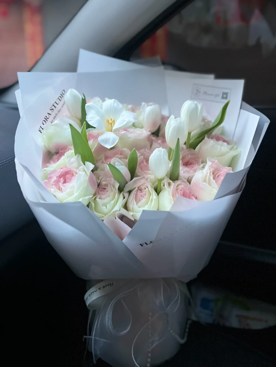 白桃奶盖郁金香