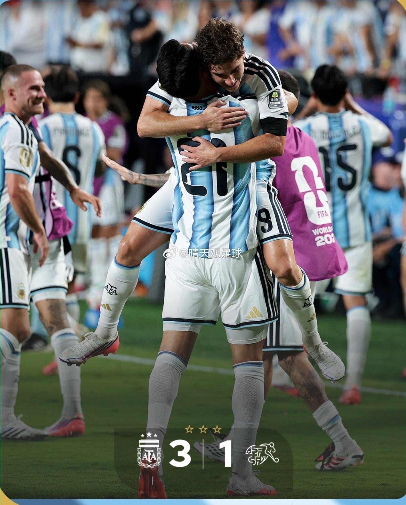 120分钟苦战终晋级！阿根廷3-1淘汰十人瑞士小蜘蛛加时轰出神仙世界波，一剑定乾