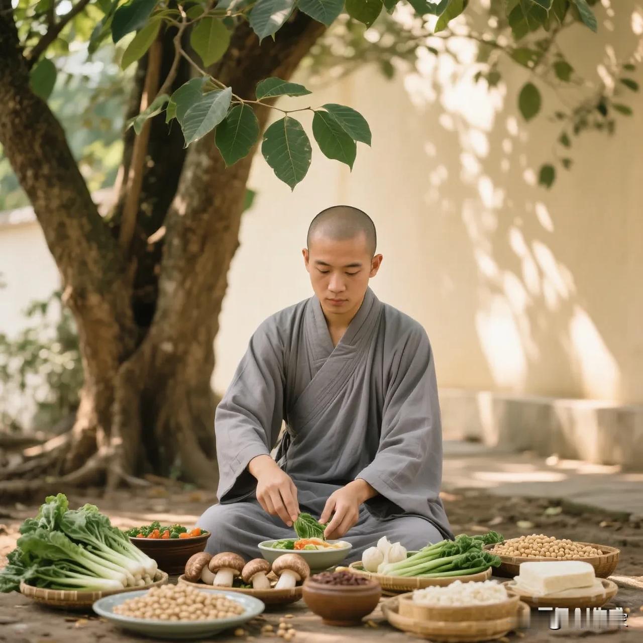 菩提树下的禅意素食：僧人一碟菜，竟藏万人迷的修行密码？

古刹钟声悠远，千年菩提