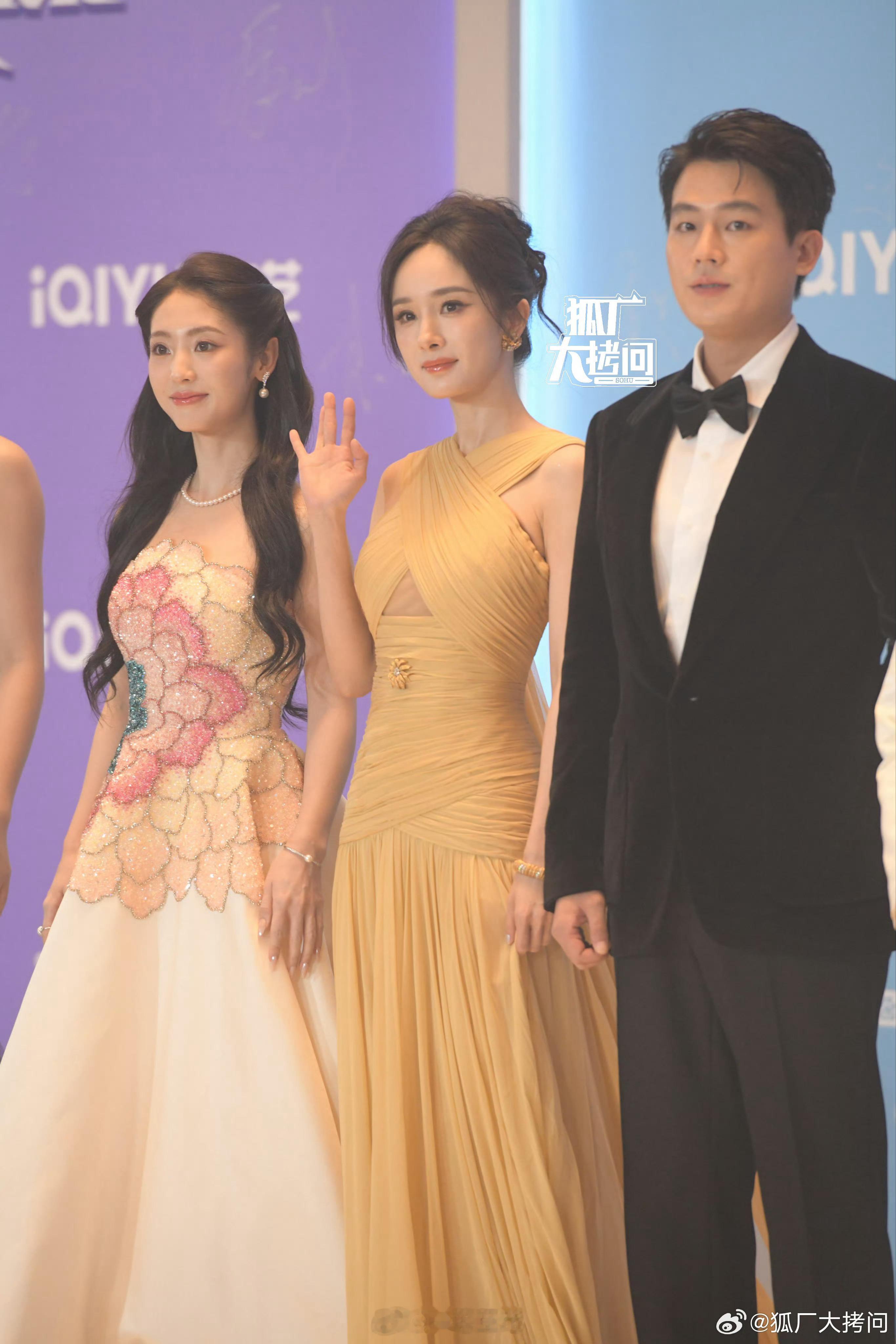 尖叫之夜女明星红毯生图，来赏花杨幂、白鹿、田曦薇、孟子义、王楚然、李兰迪 