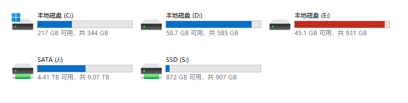 曾经我以为2T的SSD怎么样都够用了…… 