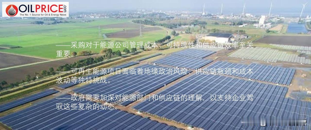 可再生能源项目面临着供应链瓶颈、地缘政治风险和成本波动等独特挑战

随着各国努力
