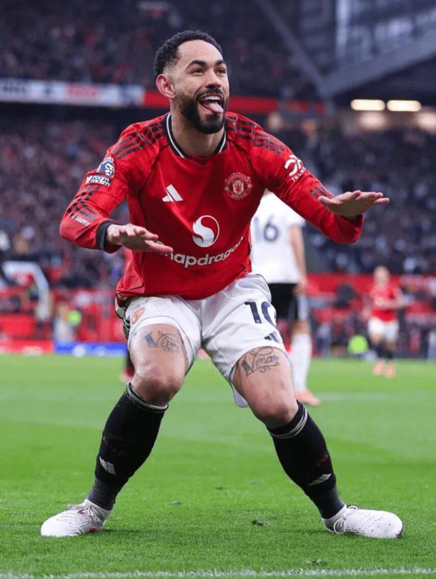 根据Statman Dave的统计，库尼亚在最近代表曼联出战的五场英超联赛里已经