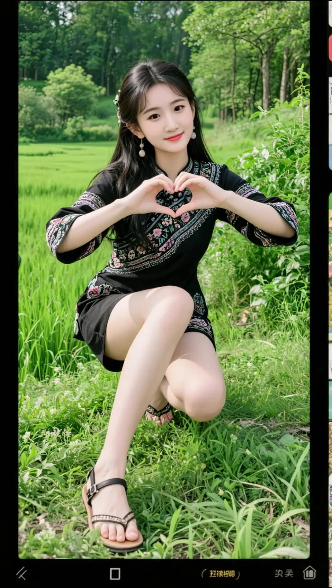 AI田园风生活照 随变ai随便玩