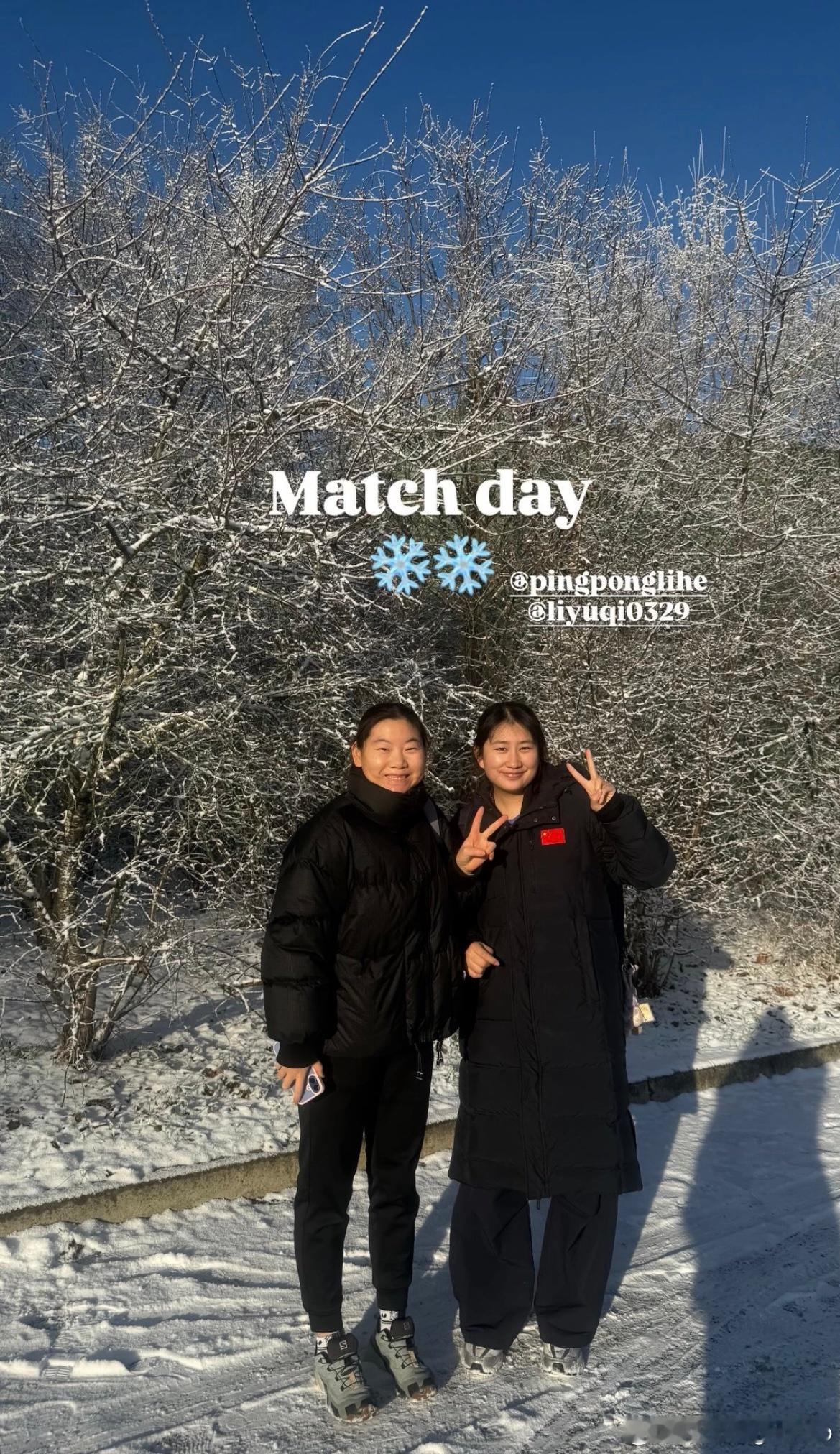 李雨琪在国外联赛❄️ 