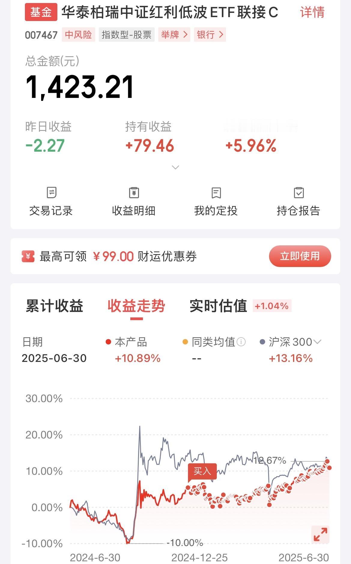 在A股市场里，一切皆有可能，如果把握不住，建议开启定投！

我定投中证红利低波指