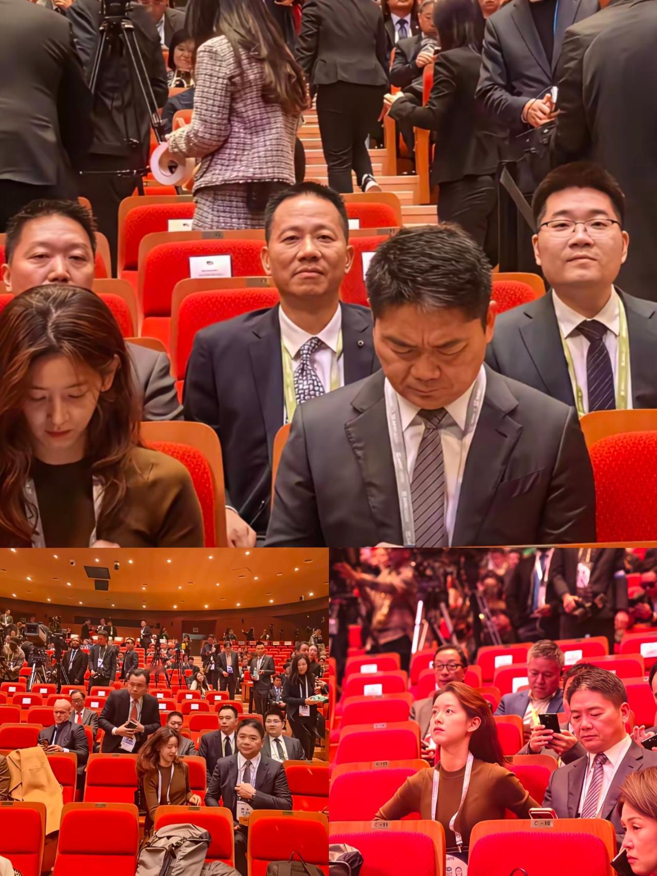 刘强东真的好奇怪，
和章泽天在韩国汇合后，
脸上表情一直特别严肃，紧巴巴的，时不