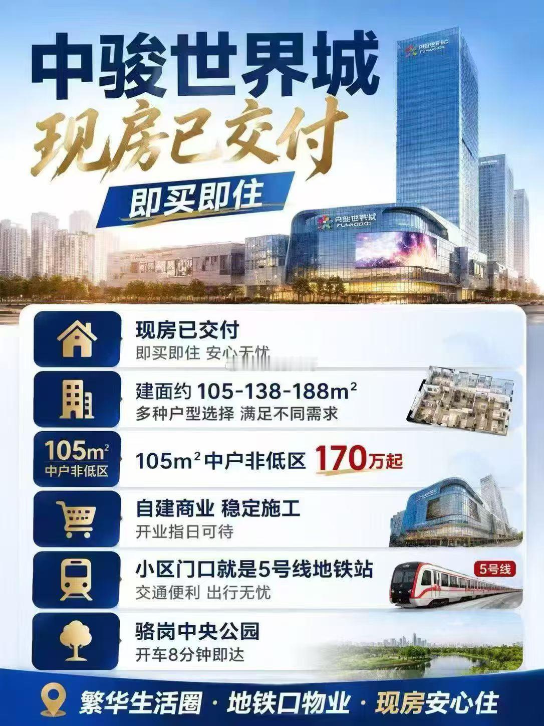摇号盘，硬生生给自己干报废了～中骏世界城有一说一位置不错，地铁商业、学校、公园都