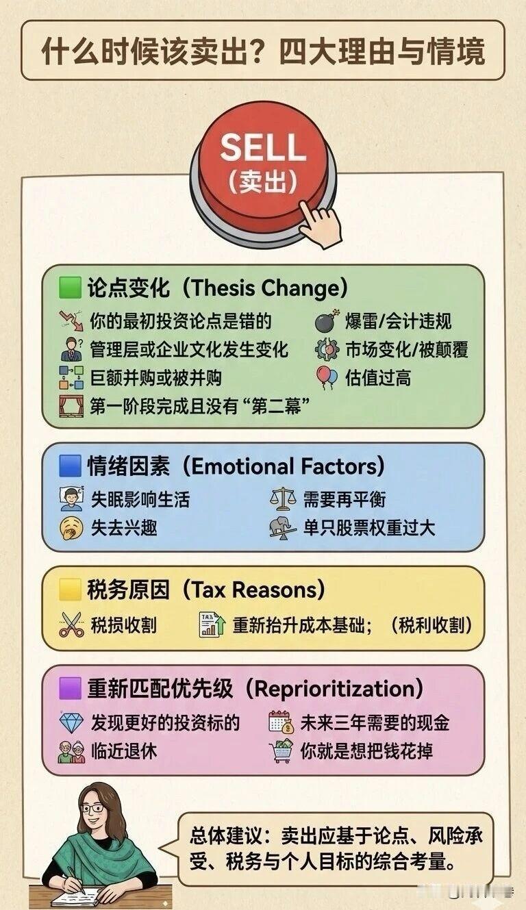 投资中，很多人不是卖早了，而是投资中，很多人不是卖早了，而是根本不知道“什么时候